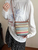 Woven Striped Crossbody Bag test