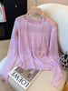 Long Sleeve Knit Top with Tie Detail test
