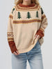 Graphic Round Neck Long Sleeve Sweater test