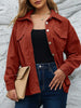 Corduroy Button-Down Shirt with Chest Pockets test