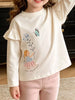 Children's Ruffle Long Sleeve Graphic T-Shirt test