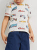 Children's Vehicle Print Short Sleeve T-Shirt test