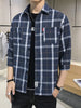 Men's Plus Size Casual Plaid 3/4 Sleeve Shirt test