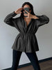 Snap Down Collared Jacket test