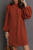 Solid Shift Long Sleeve Short Length Dress test