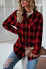 Plaid Button Up Dropped Shoulder Outerwear test