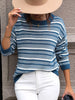 Striped Dropped Shoulder Sweater test