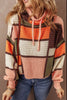 Drawstring Color Block Mock Neck Sweater test