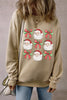 Santa Graphic Round Neck Long Sleeve Sweatshirt test