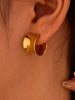 18K Gold-Plated Stainless Steel Geometric Earrings test