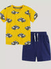 Kids' Police Car Print T-Shirt and Shorts Set test