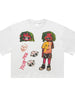 Men's Round Neck Graphic Cartoon T-Shirt test