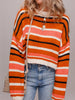Stripe Drop Shoulder Cropped Sweater test