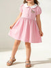 Children's Unicorn Embroidered Peter Pan Collar Dress test