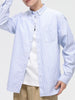 Men's Full Size Striped Button-Down Shirt Plus Size test