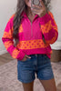 Polka Dot Quarter-Zip Sweatshirt test