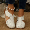 Round Toe Wedge Sandals test