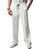 Men's Full Size Textured Drawstring Casual Pants Plus Size test