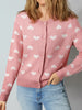 Heart Pattern Button Front Cardigan test