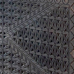 48 Inch Carved Pattern Wood Console Table