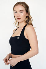 I Am Wonderful Halter Neck Black Bra