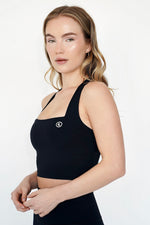 I Am Wonderful Halter Neck Black Bra