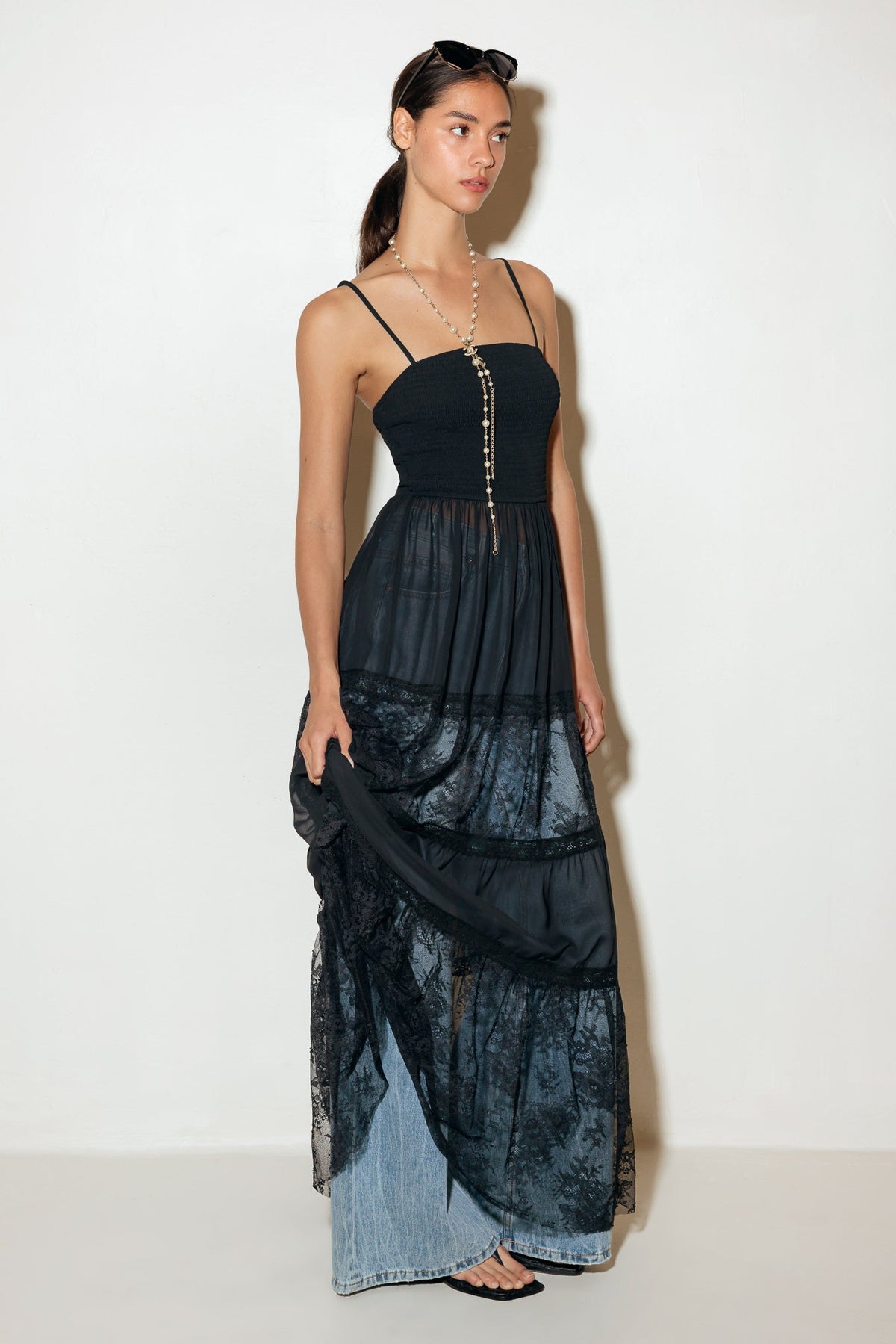 REMARKBLE ENTRANCE STRAP MAXI TOP