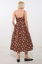 HARMONY HORIZON WOVEN MIDI DRESS