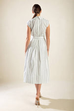 INCREDIBLY SENSATIONAL WOVEN MIDI DRESS