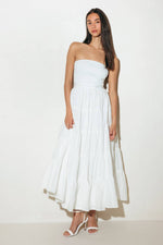 NEO BREEZE WHITE MIDI DRESS