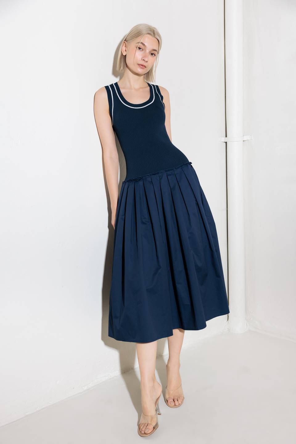 CELEBRATE EVERYDAY NAVY DRESS