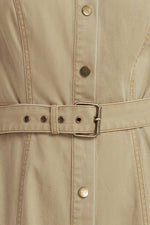 TERRACOTTA TRAIL WOVEN MIDI DRESS