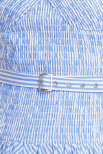 CITY BREEZE WOVEN MIDI DRESS