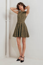 LEO LOVER WOVEN MINI DRESS