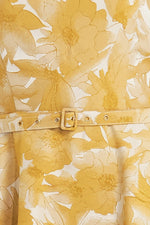 VERA BLOOM JACQUARD MIDI DRESS