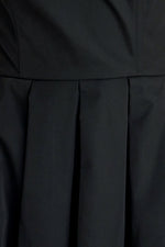 GALA NOIR WOVEN MIDI DRESS