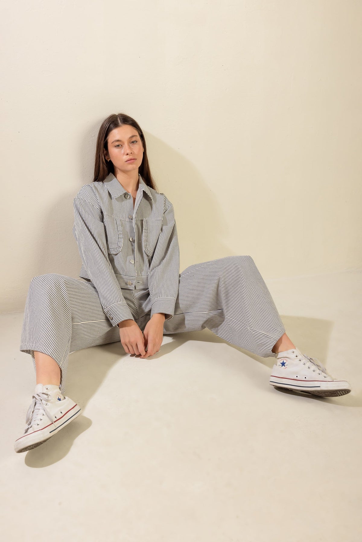 HONESTLY LOVE YOU TWILL CROP JACKET