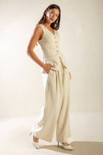 WHERE YOU BELONG WOVEN VEST