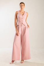 IN MY OWN WORLD WOVEN VEST