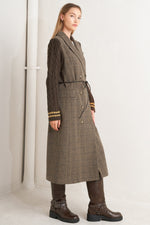 FIELDLINE HERITAGE WOVEN MIDI COAT