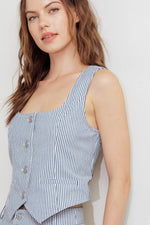 COASTAL CHIC WOVEN VEST