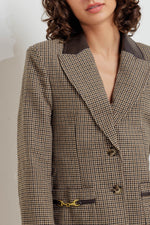 PREPPY EDGE WOVEN JACKET