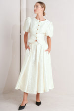 ROSÉ TEXTURE WOVEN TOP