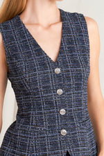 EVERYDAY ICON TWEED VEST