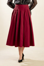DANCE WITH DESTINY WOVEN MIDI SKIRT