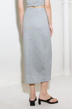 LOVELY BY NATURE KNIT MIDI SKIRT