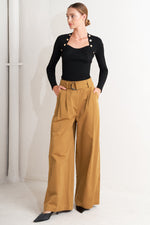 ELEGANCE UNVEILED WOVEN PANTS
