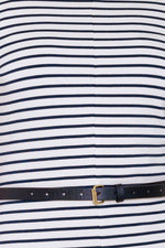 A PRECIOUS LIFT NAVY KNIT ROMPER