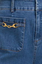 TIMELESS BLUE DENIM PANTS