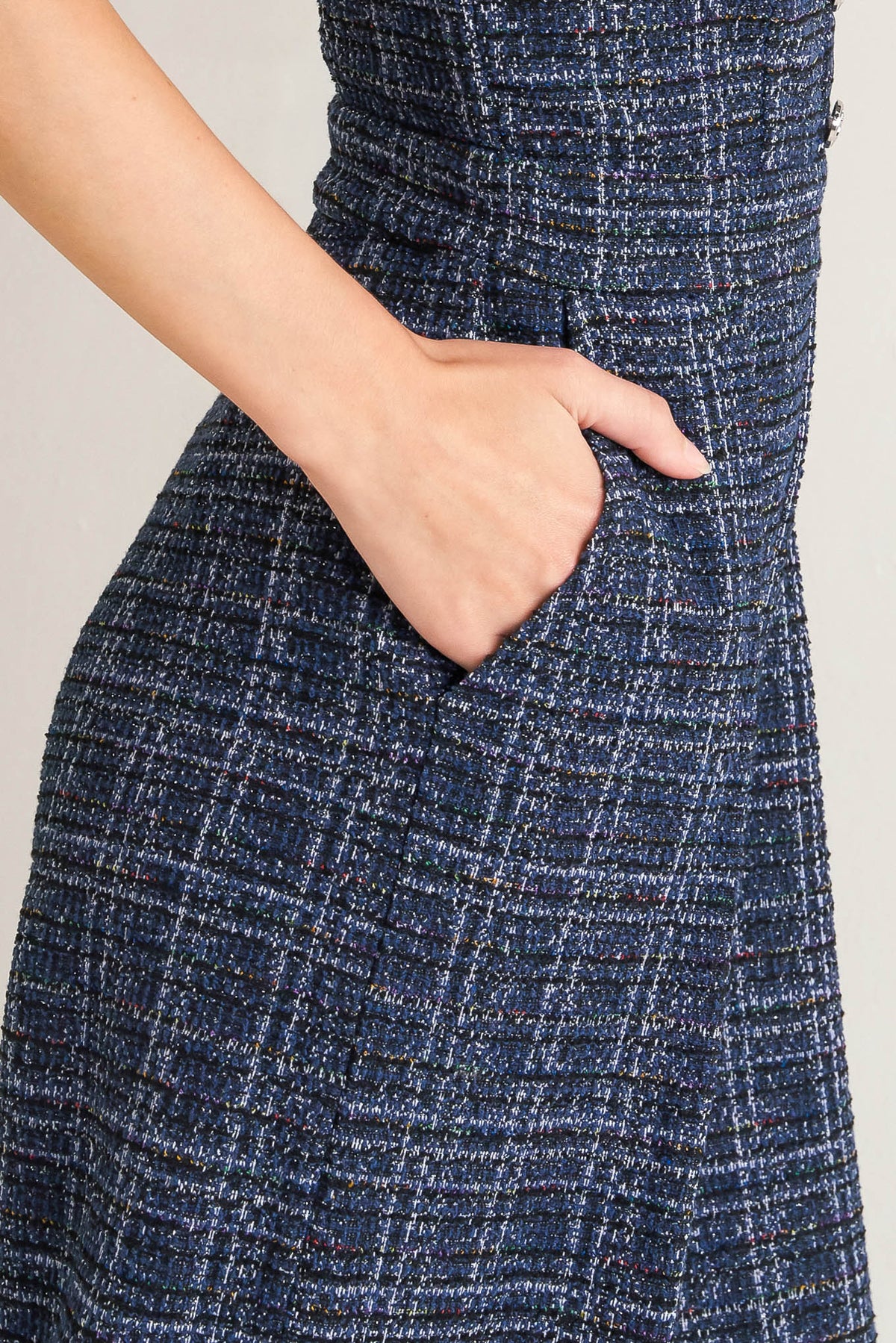 ELEGANT PARTY TWEED JUMPSUIT